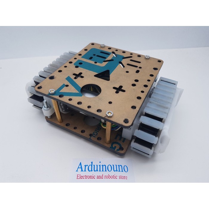 Robot Tank Frame Case Chasis Body + 2 Motor Gearbox + Rotary Encoder