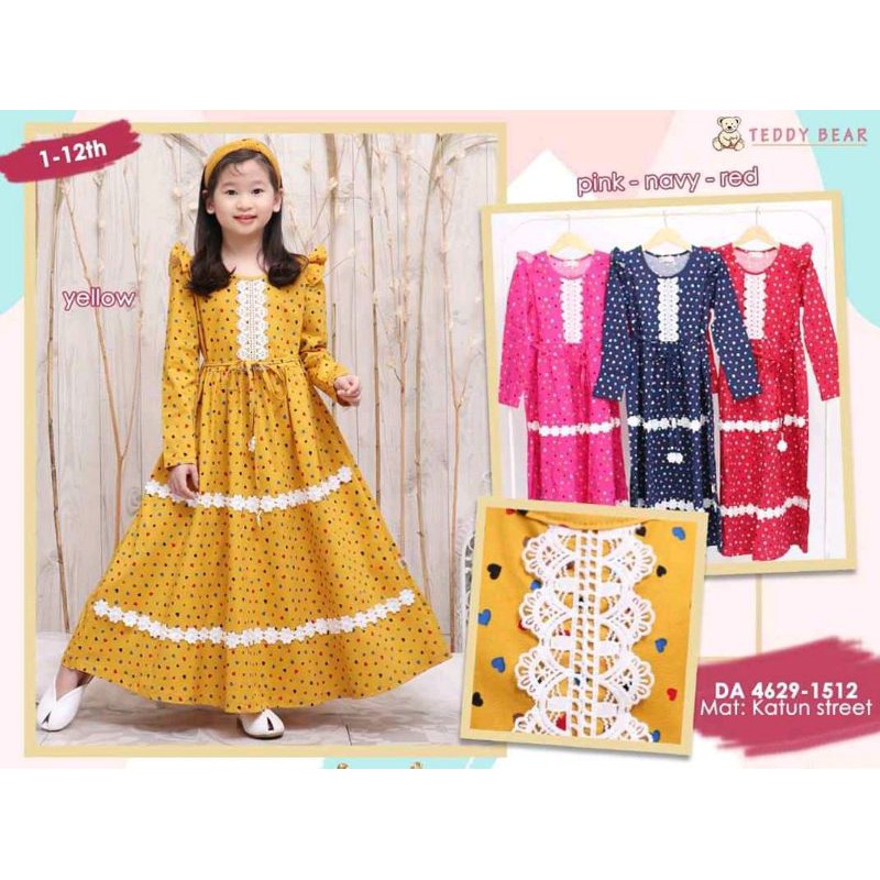 Gamis Anak Teddy Bear