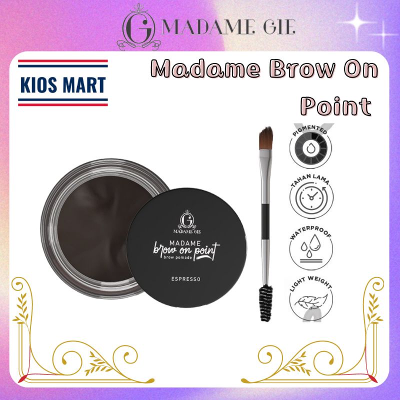 Madame Gie Madame Brow On Point | Eyebrow Pomade Waterproof