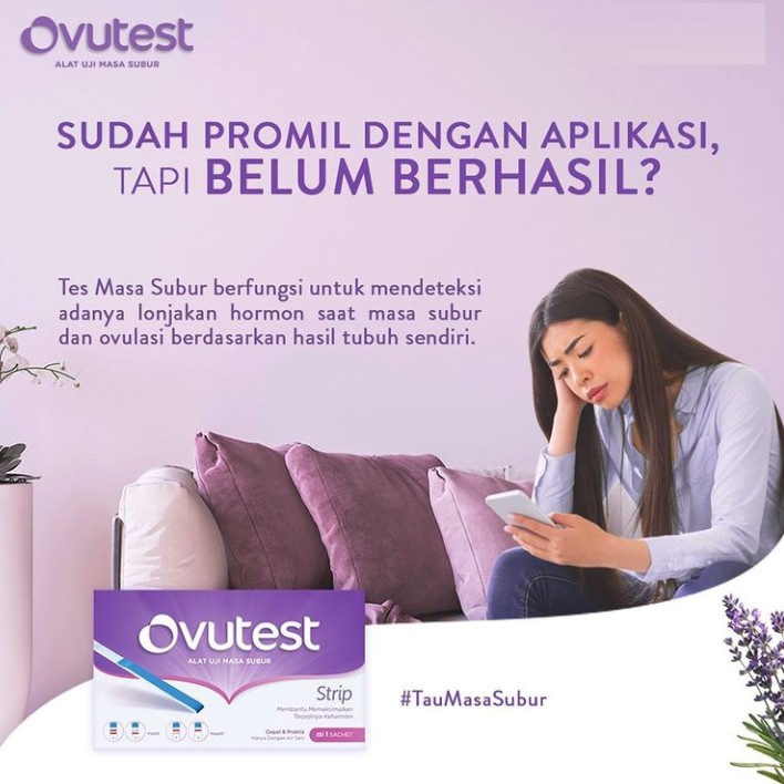 ORIGINAL Ovutest Tes Masa Subur SCOPE / Test Kesuburan / LEDI MART