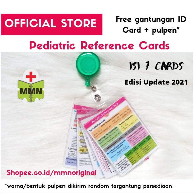 Jual Update Edition!!! Pediatri Flash Card Edisi 2021 / Pediatri ...