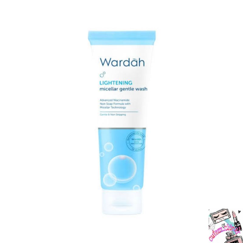 ☃Cutezz_Ching1☃Wardah lightening Micellar Gentle Wash 50ml - pembersih wajah untuk menjaga kelembaban