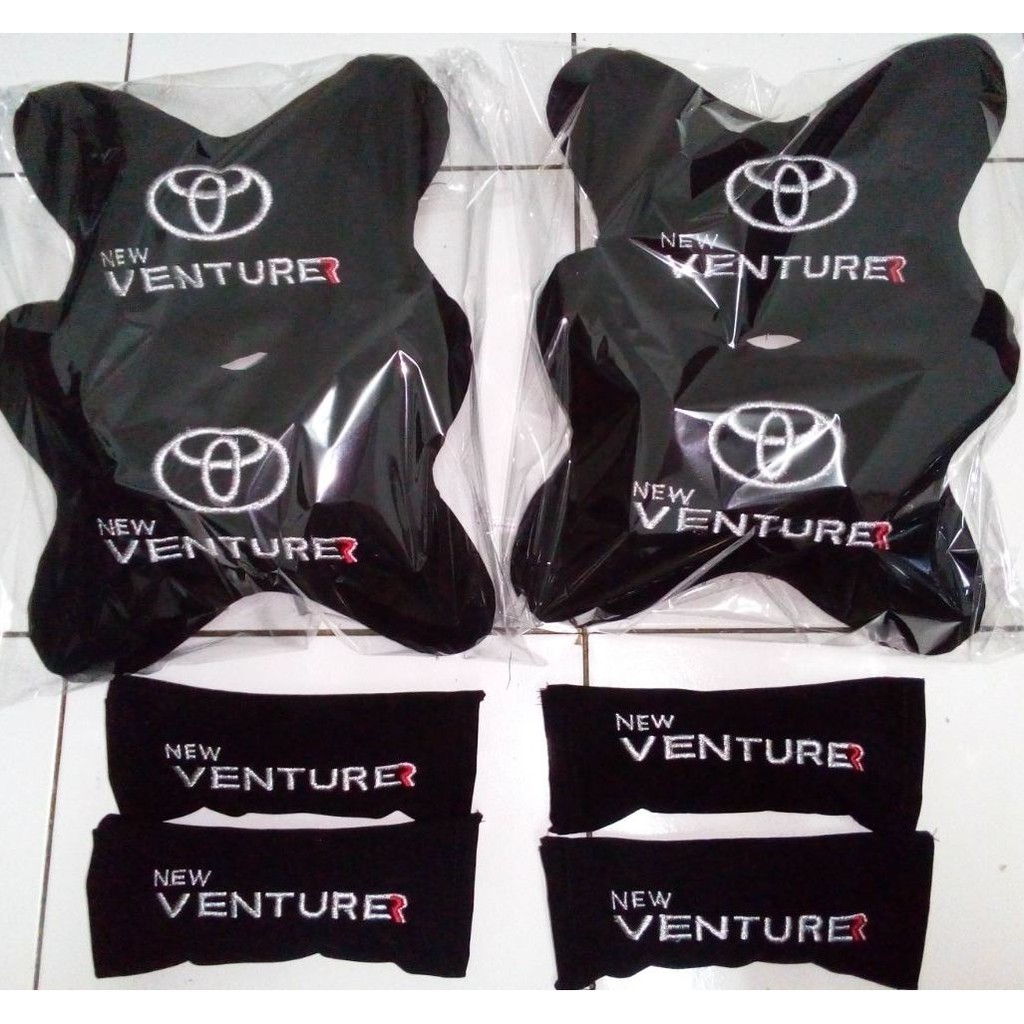 Toyota Innova Venturer bantal mobil aksesoris variasi headrest sandaran kepala