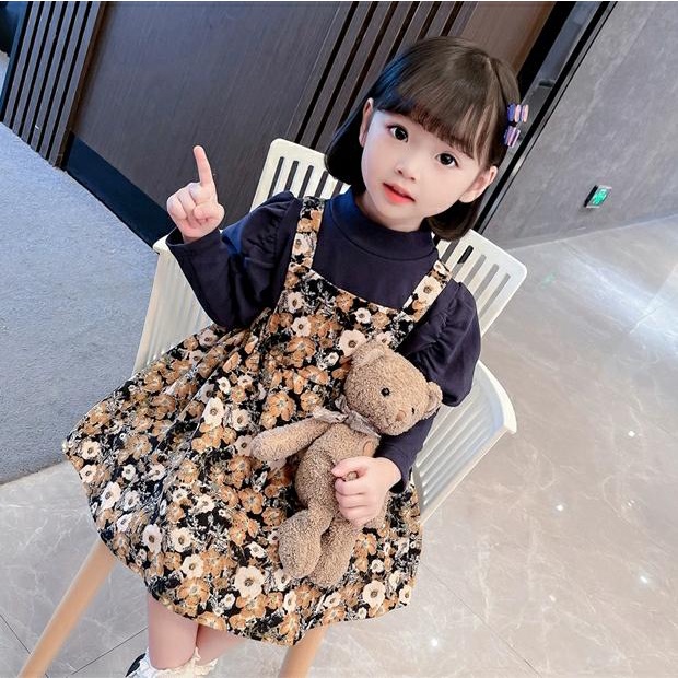 D - 853 Dress CHARLOTTE / Dress anak import / Dress anak bayi lucu / Baju anak impor / Dress baby import /  Dress Anak Perempuan Motif Bunga / Baju Anak Perempuan Lucu / Dress anak 2 tahun-8