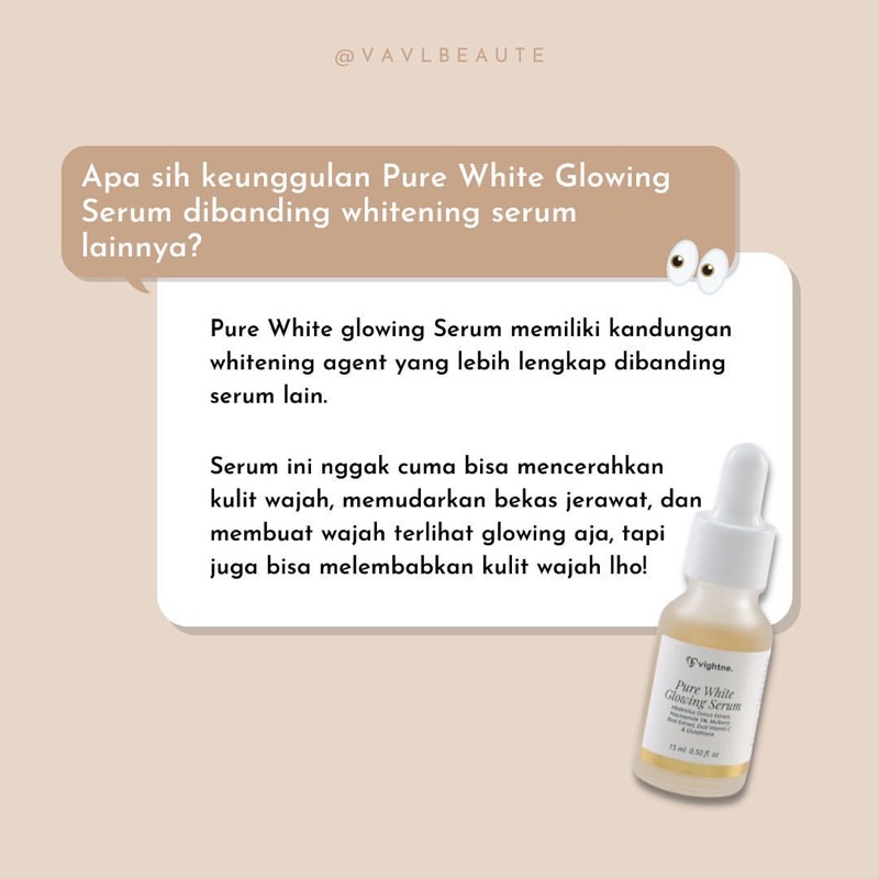 VAVL PURE WHITE SERIES BRIGHTENING FACE WASH GLOWING SERUM NIGHT CREAM BY VAVL VIGHTNE VIVALENTINE