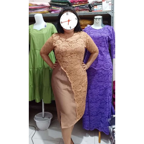 Dress Brokat scuba