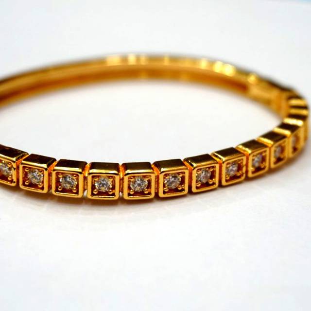 Gelang Bangkok Permata Lapis emas