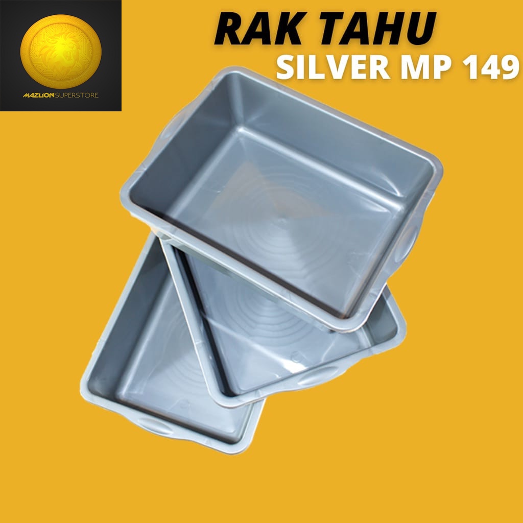 Baskom Plastik - Baskom Segi Plastik - Baskom Tahu Silver / MP-149
