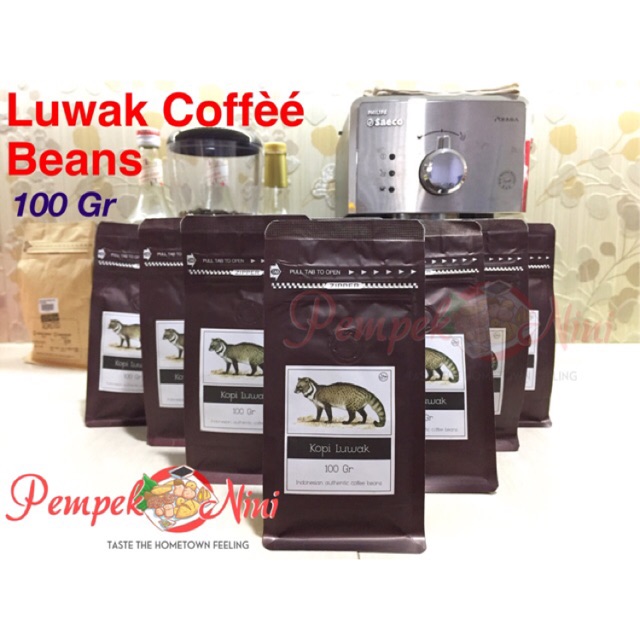 Biji Kopi Luwak Robusta (Robusta Luwak Coffee Beans)