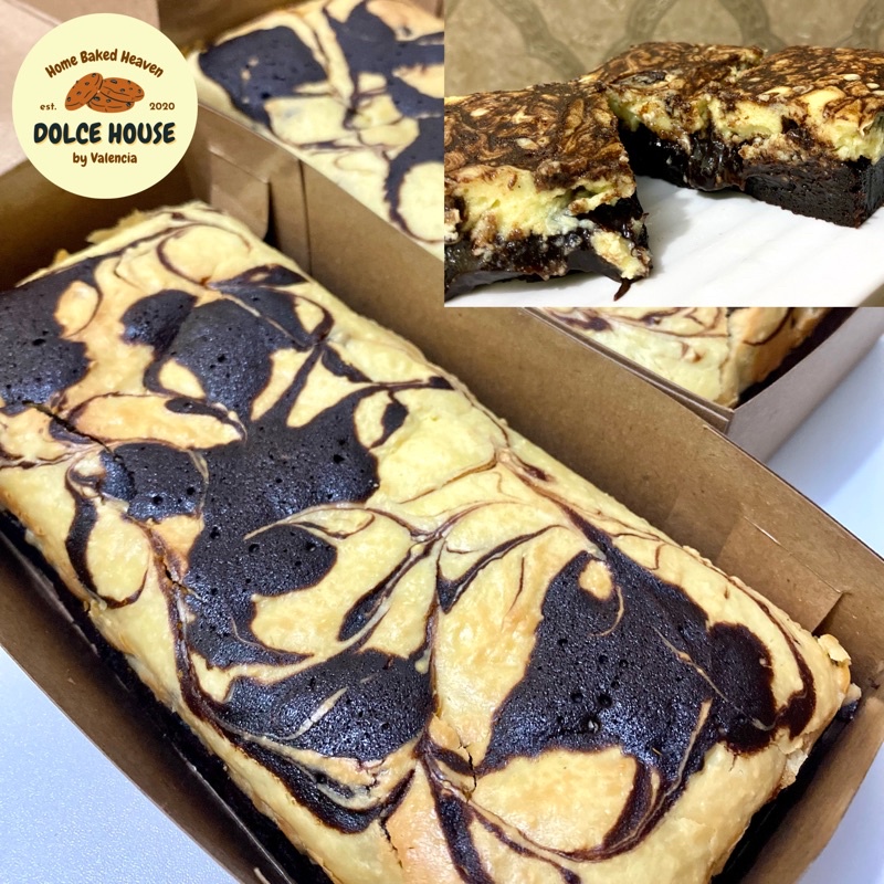 

Fudge Brownies Cheesecake Swirl 22x10cm - Dolce House by Valencia - Cheese Cake Fudgy Brownie