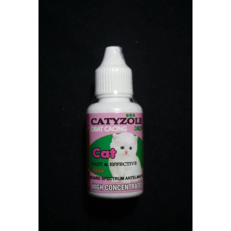 CATYZOLE 30ml - Obat cacing untuk kucing Terlaris