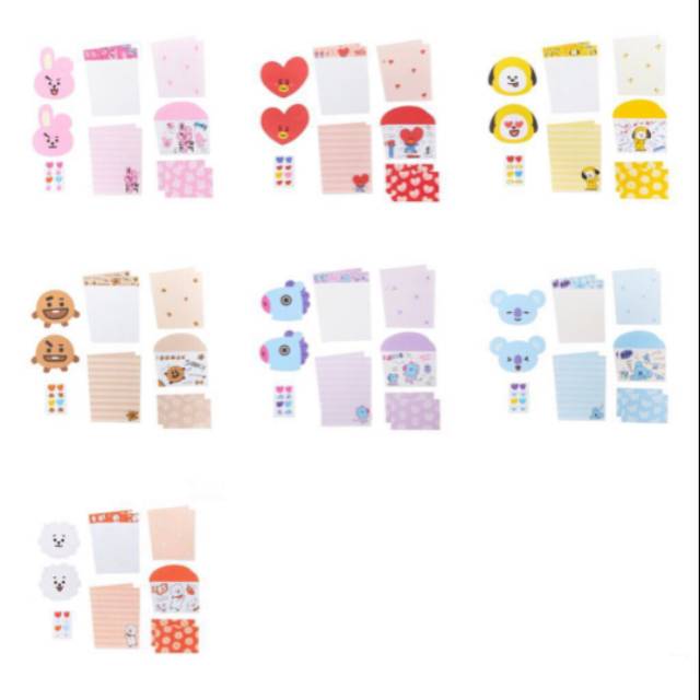 

BT21 Official Letter Set