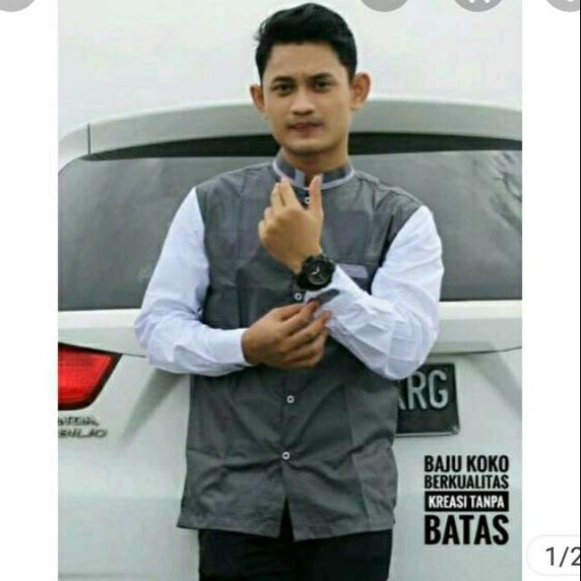 Baju koko pria koko gus Azmi koko hadroh azzahir koko modern koko terlaris koko santri