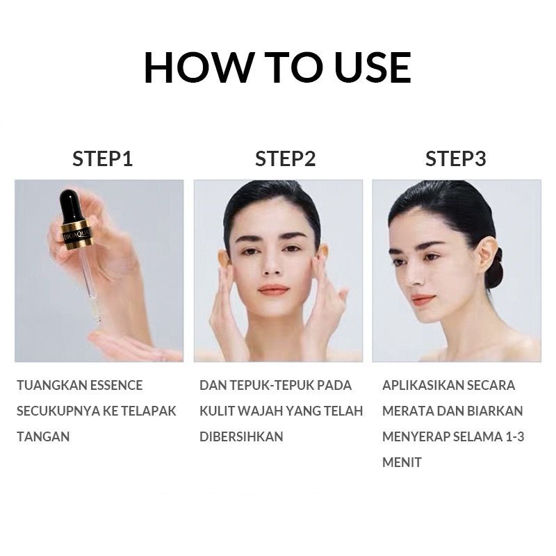 Serum Bioaqua Essence Wajah BPOM 30 ml Moisturizing Acne Care Hyaluronic Acid Niacinamide Hexapeptide