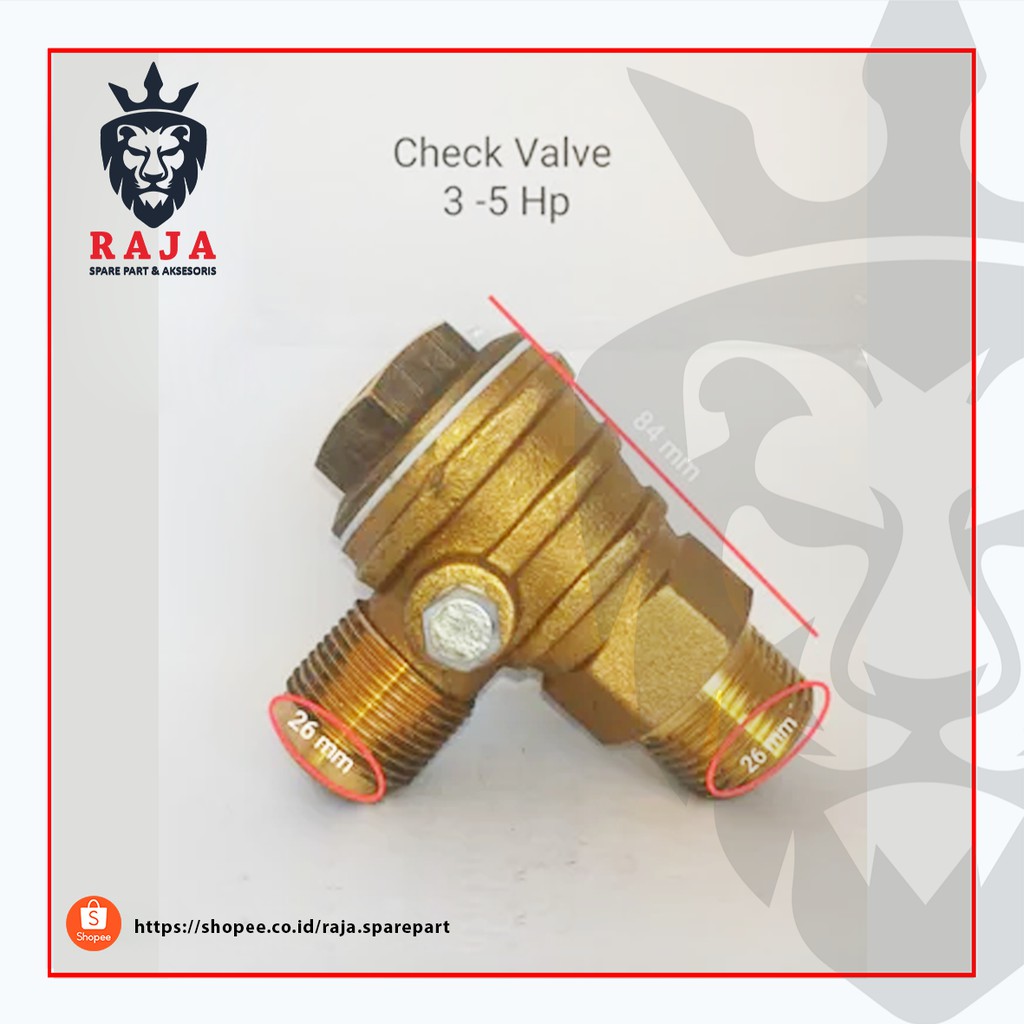 Check valve 3-5 hp kompresor