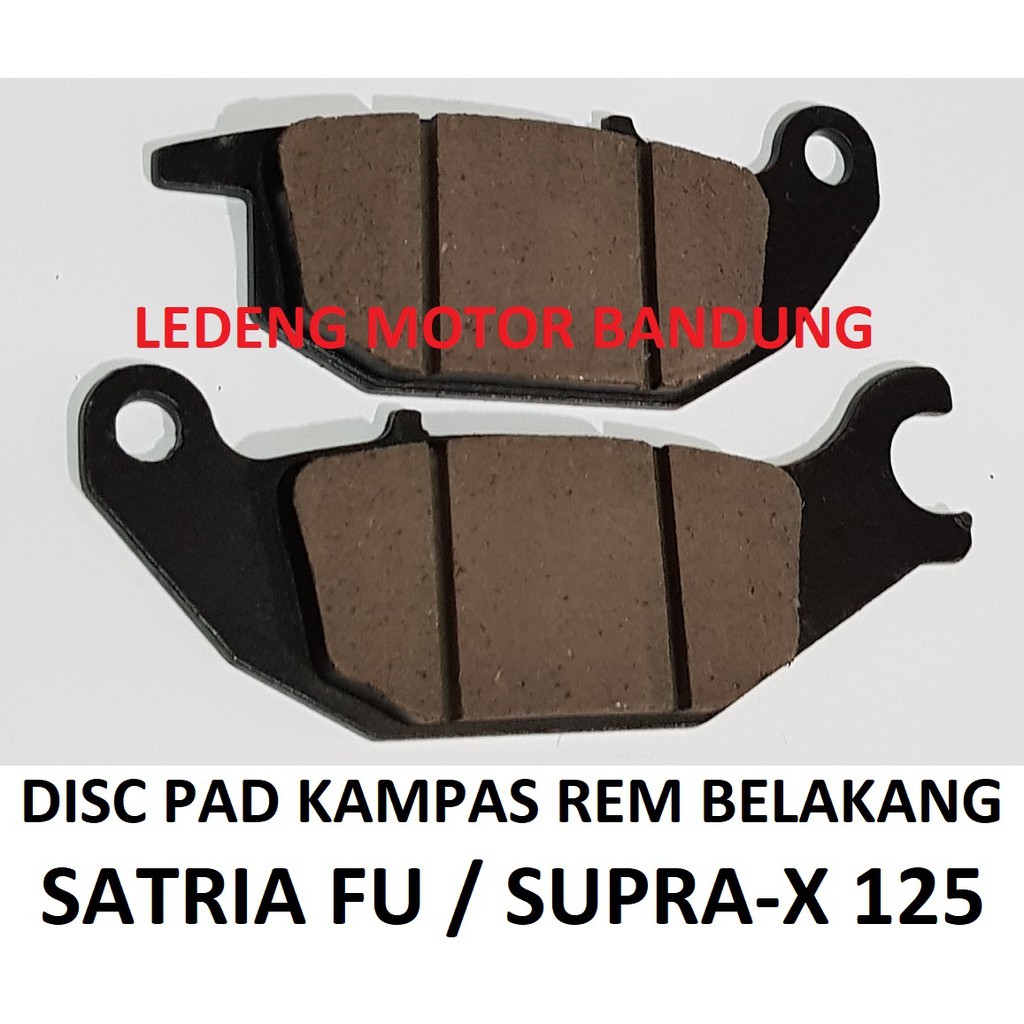 Murah Disc Pad FU Satria Supra X 125 Rear Kampas Rem Cakram Spin Front Lokal