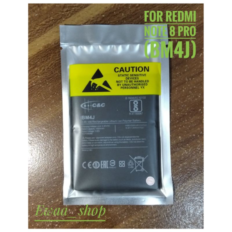 BATTERY BATERAI BATRE XIAOMI REDMI NOTE 8 PRO (BM4J) ORIGINAL C&amp;C