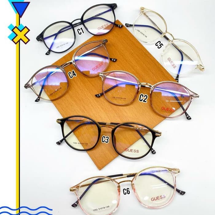 Frame Kacamata G 1050 free lensa minus