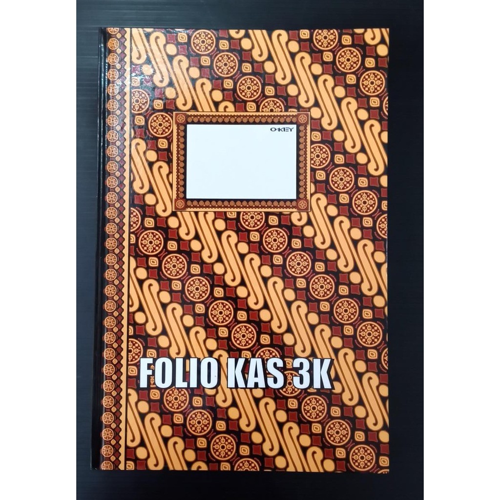 

Folio Kas 3K HardCover Okey - Buku Kas / Folio Kas / Okey Buku Kas Folio 100 lembar