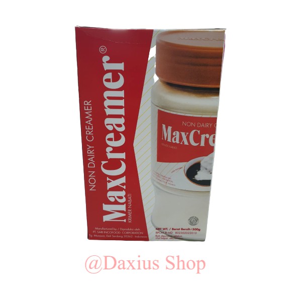 

Max Creamer Krimer Campuran Minuman Kopi , Teh , Coklat Kemasan Refill Bubuk 500 gr