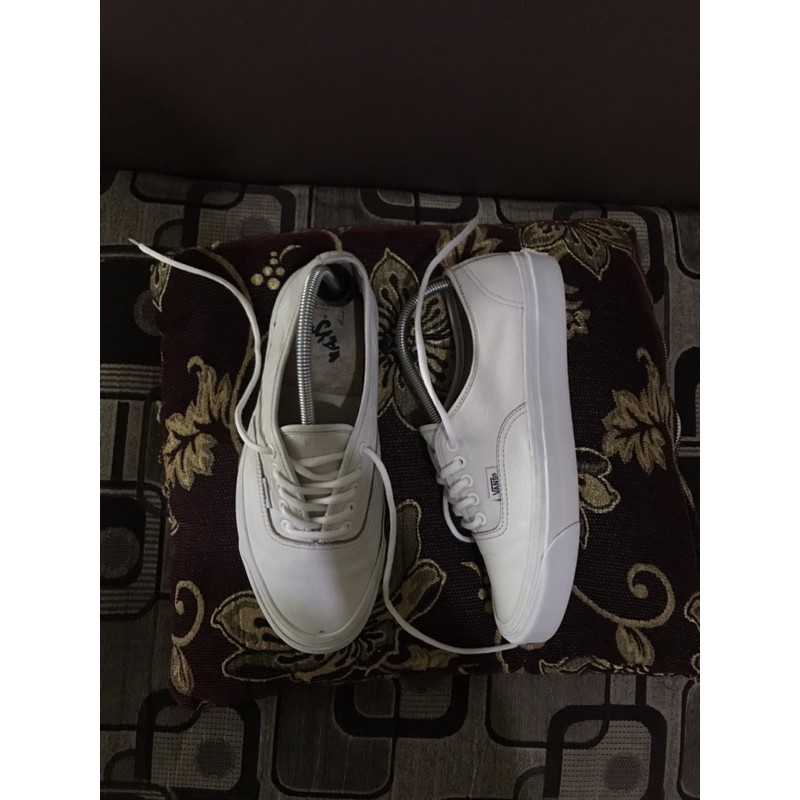 Vans Authentic Vault Og Leather White Original