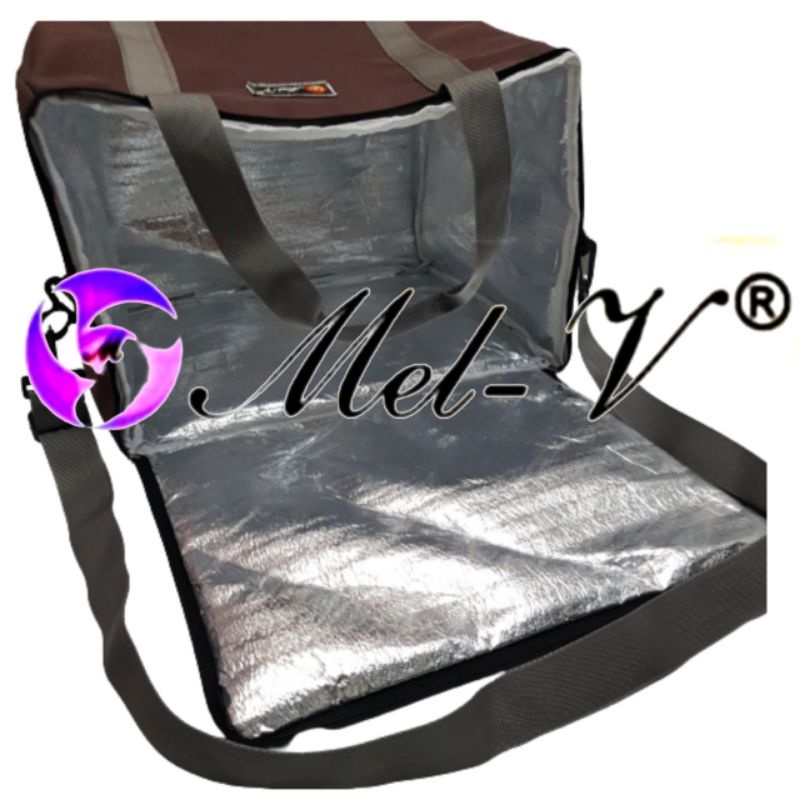 Tas  Delivery TAS  FOOD ANTAR MAKANAN   /  PAKET Tas Ojol ONLINE DELIVERY Tas Kurir  Motor Jumbo  Aluminium foilCooler Bag Pendingin Penyimpan Es Bekal /Tas kurir makanan / TAS DRIVER KURIR / Tas kurir  food bawa makanan / TAS DELIVERY MAKANAN /   MEL-V