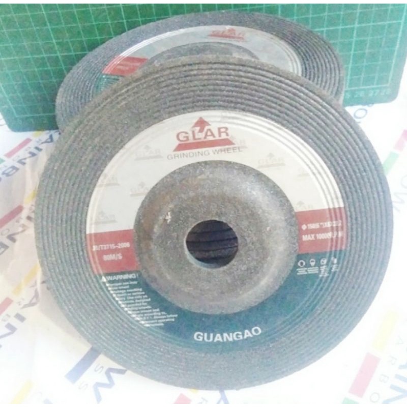 BATU GLAR GRINDING WHEEL ASLI USA, dengan tebal 6mm diameter 150mm)