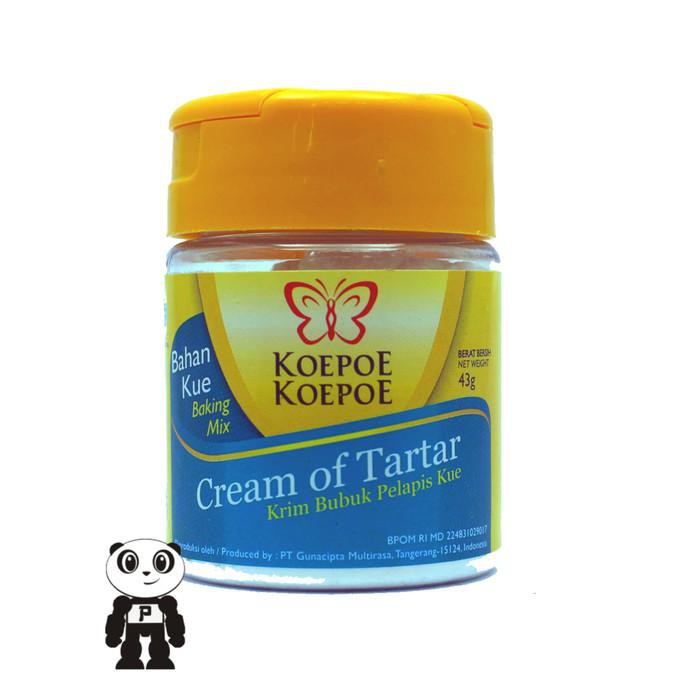 

Koepoe Koepoe Cream Of Tartar Krim Bubuk Pelapis Kue 43gr BERKUALITAS