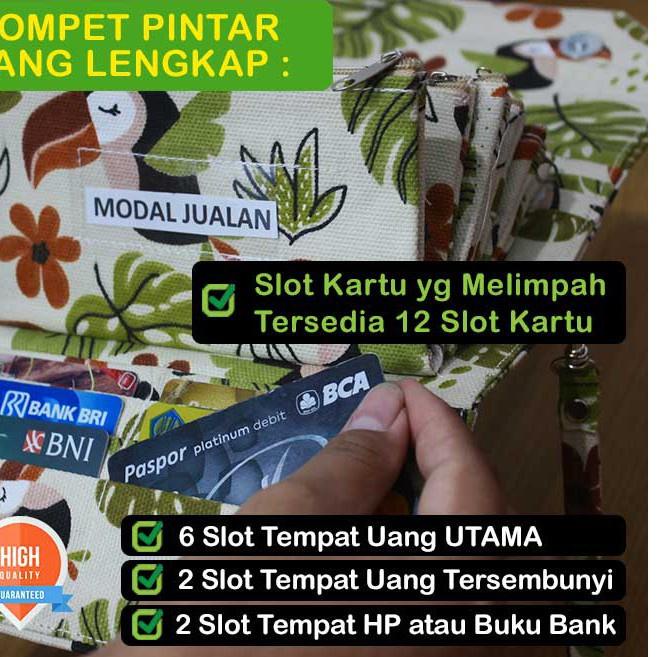 Wow Murah Meriah.. Dompet Pintar Dompet Keuangan Dompet Estetik Dompet Orijawa