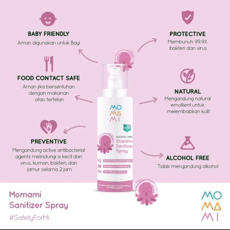 MOMAMI Shielding Sanitizer Spray