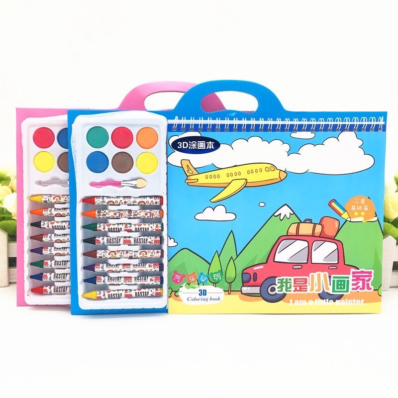  Buku  mewarnai set anak Drawing Book Buku  Gambar  mewarnai 
