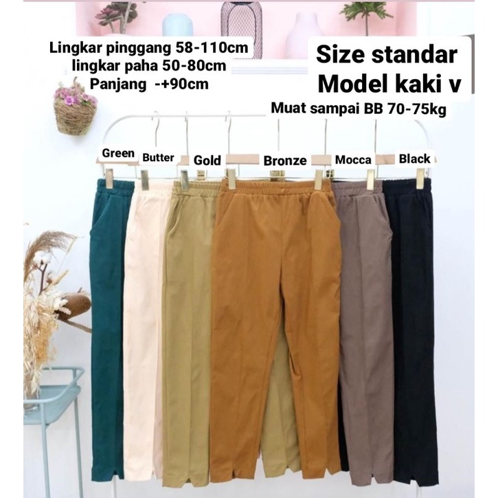 celana panjang strech/Sora pants (muat sampai BB 70-75kg)