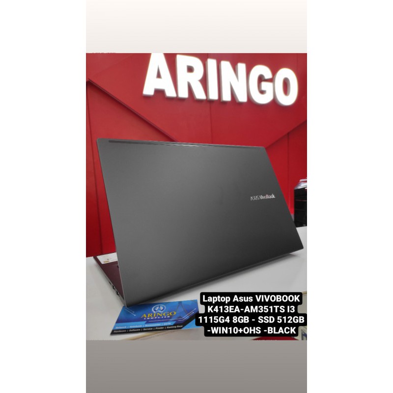 Laptop Asus VIVOBOOK K413EA-AM351TS I3 1115G4 8GB - SSD 512GB -WIN10+OHS -BLACK