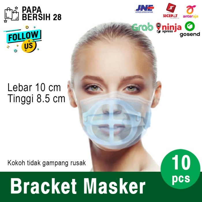 Penyangga Masker / Rangka KN95 N95 Nyaman Bisa Dicuci Kokoh 10 pcs