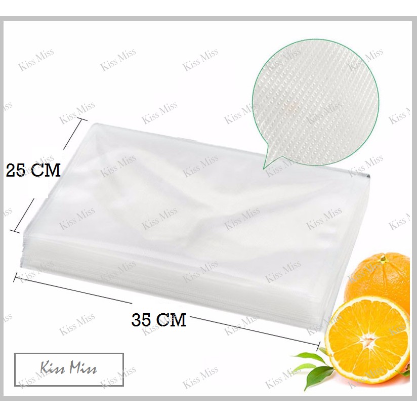 Plastik Vacuum Bag Embossed / 25x35cm / Vakum Sealer / Vacum / Plastik makanan / vakum / emboss