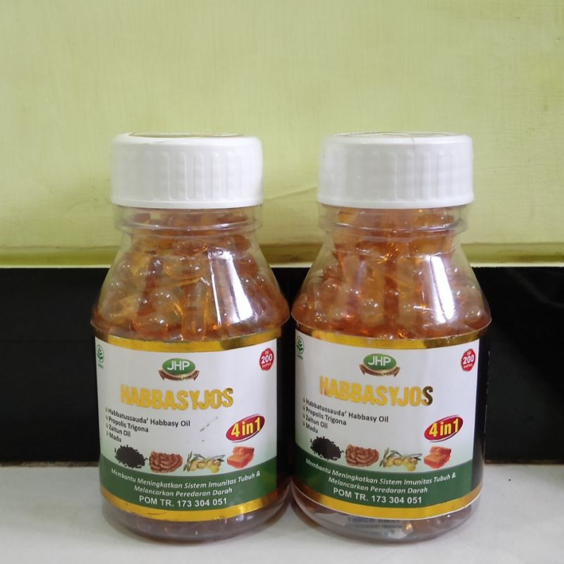 4in1 habbatussauda' al mubarokah isi 60 / 100 / 200 kapsul