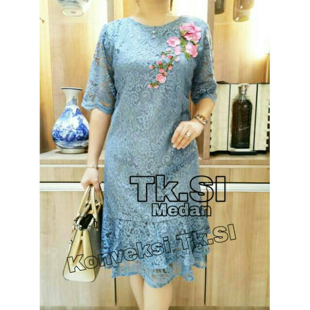 DRESS BROKAT MODEL DUYUNG