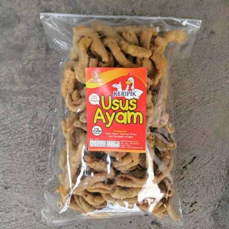 

USUS AYAM KRISPI REMPAH SNACK USUS CRISPI ECERAN