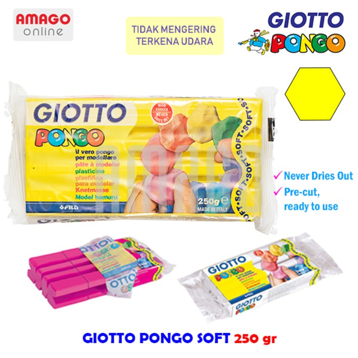 GIOTTO PONGO 250 grams - YELLOW - 514601