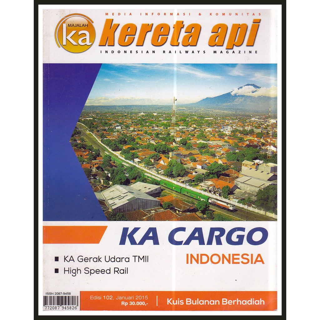MAJALAH KERETA API EDISI 102, JANUARI 2015