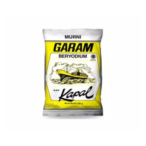 

Garam Murni Beryodium Cap Kapal 250 gr