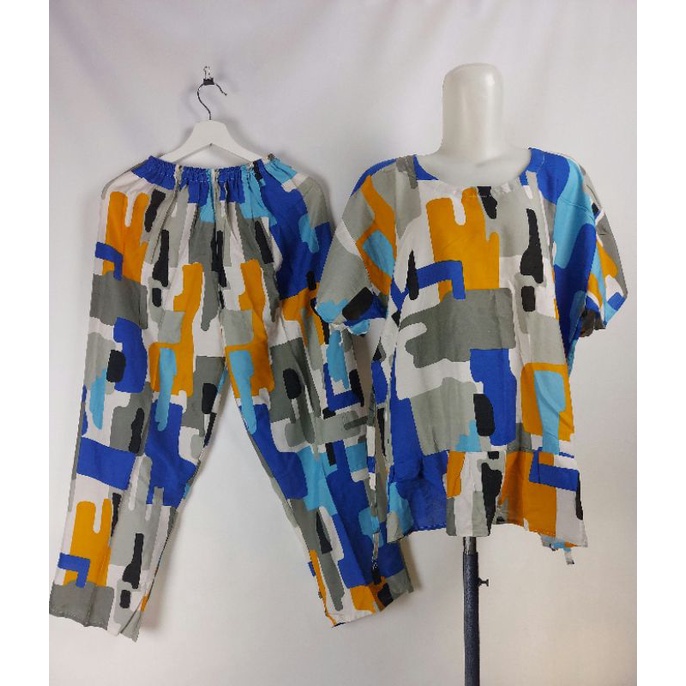 SETCEL JUMBO REMPEL XXL/SETELAN CELANA PANJANG XXL/SET BABBYDOLL XXL/PIYAMA XXL/BAJU TIDUR-G45