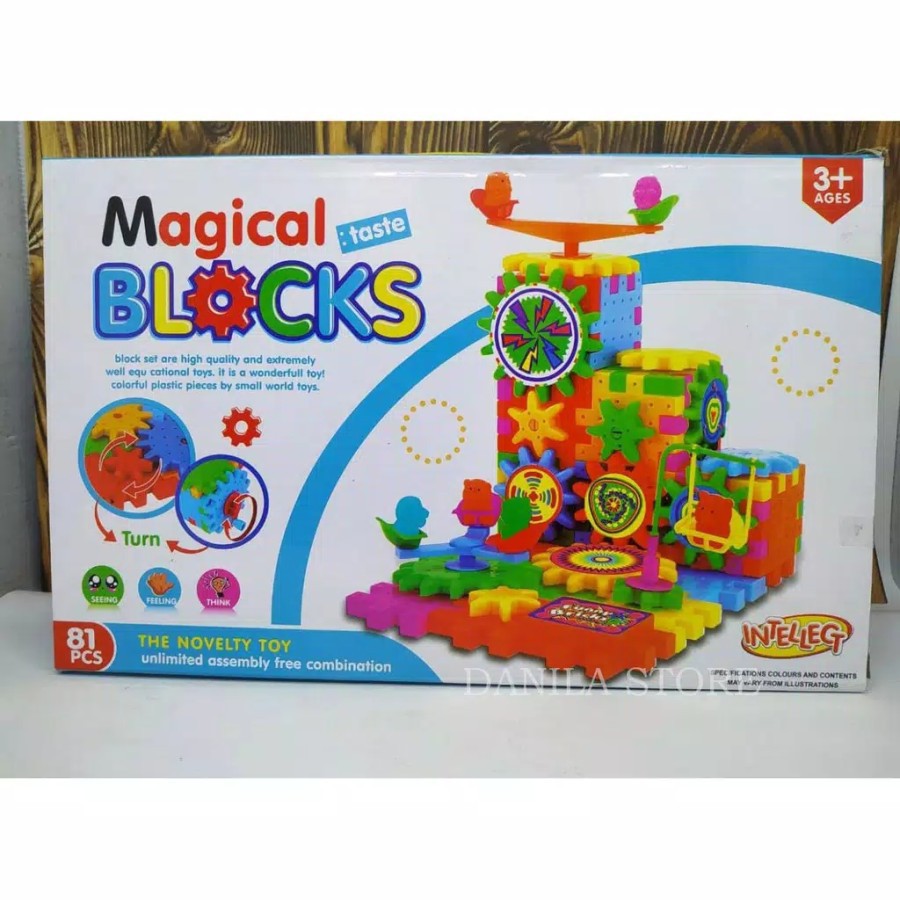Mainan Anak Edukasi Anak Keterampilan Anak Magical Blocks bloks Mainan Anak