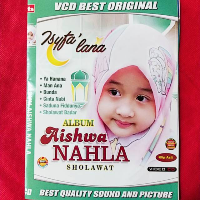 Vcd Video Lagu Anak Anak Aishwa Nahla Album Sholawat Shopee