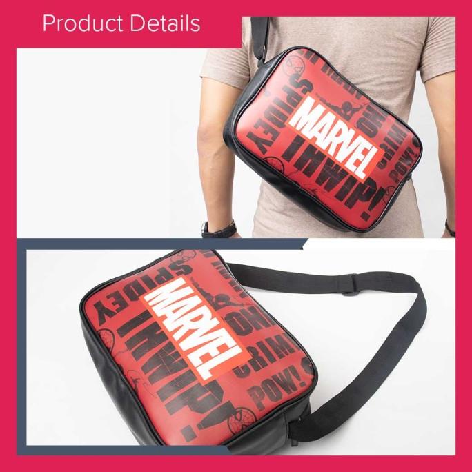 MINISO Marvel Tas Selempang Crossbody Shoulder Bag/ Fashion Sekolah