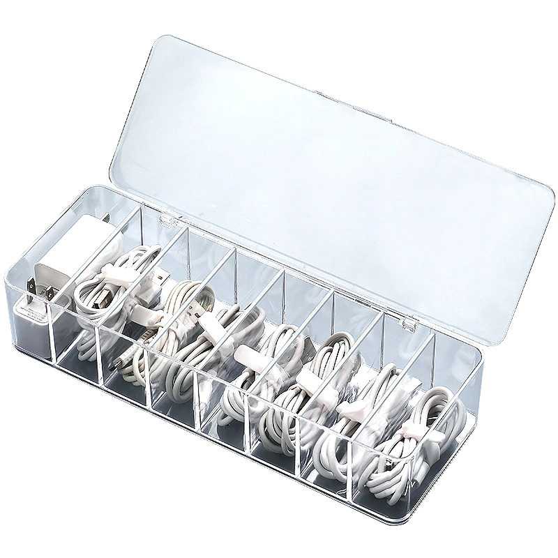 BNBS Kotak Kabel Organizer Cable Storage 8 Slot with Cover