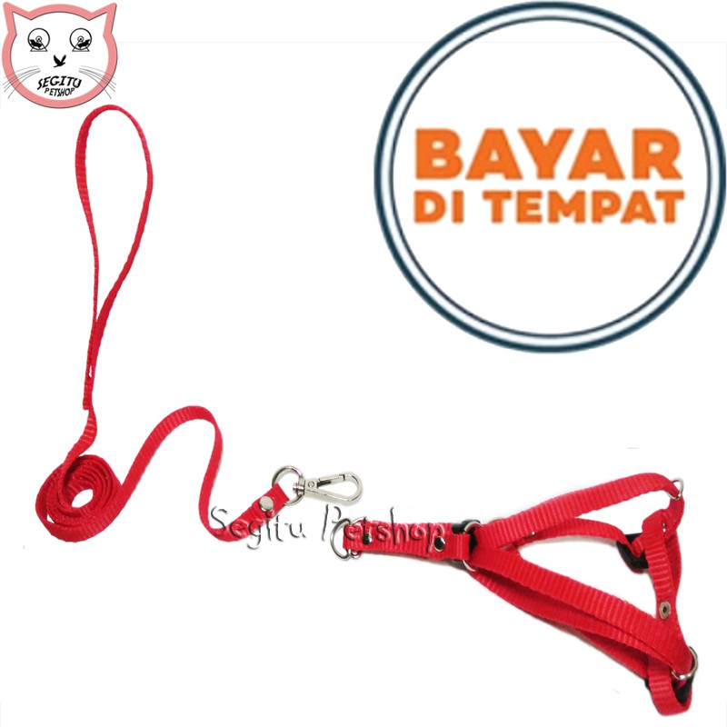 TALI TUNTUN KUCING  HARNESS Y MUSANG HERNES TUNTUN OTER HARNES PUPPY HARNES ANJING