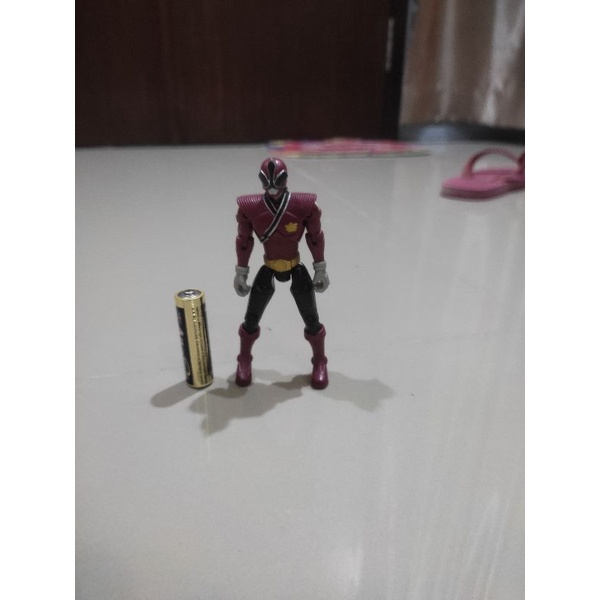 figure bandai power rangers red rangers samurai