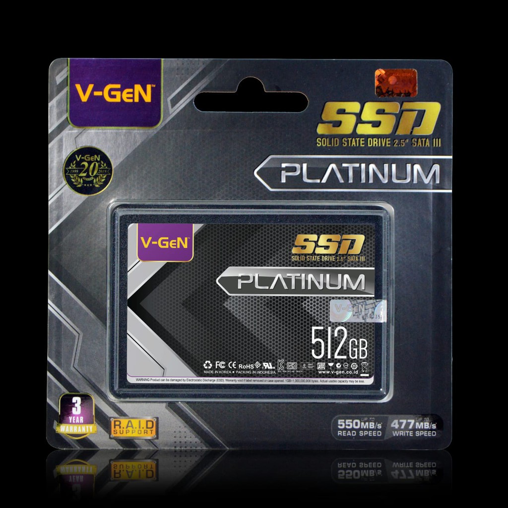 SSD Solid State Drive V-GeN 512GB SATA lll