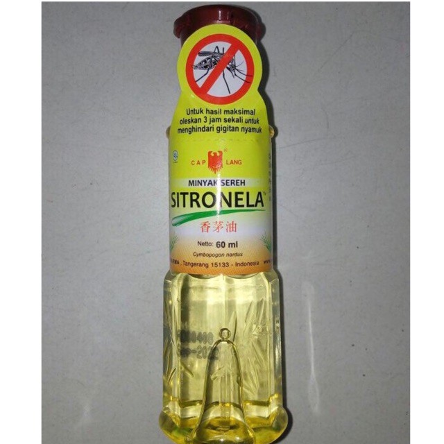 PROMO minyak sereh sitronela lang 60ml minyak gosok